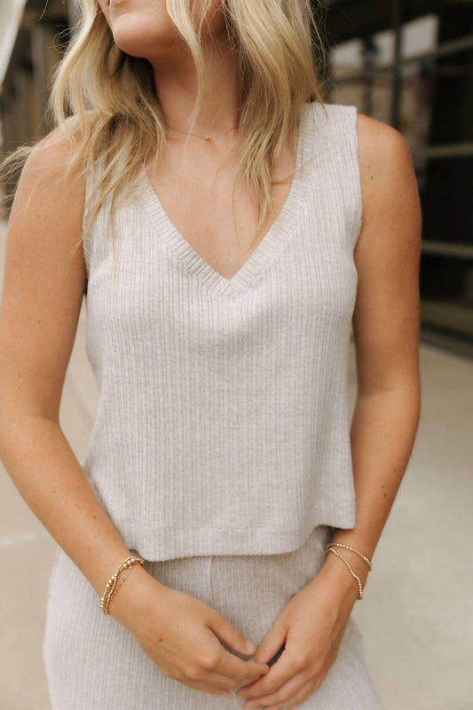 Z Supply - Sloane V Neck Rib Tank Top