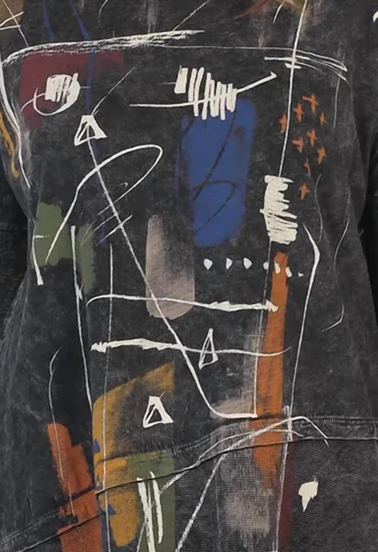 Jess & Jane - Whitney Mineral Washed Dolman Sleeve Cotton Top