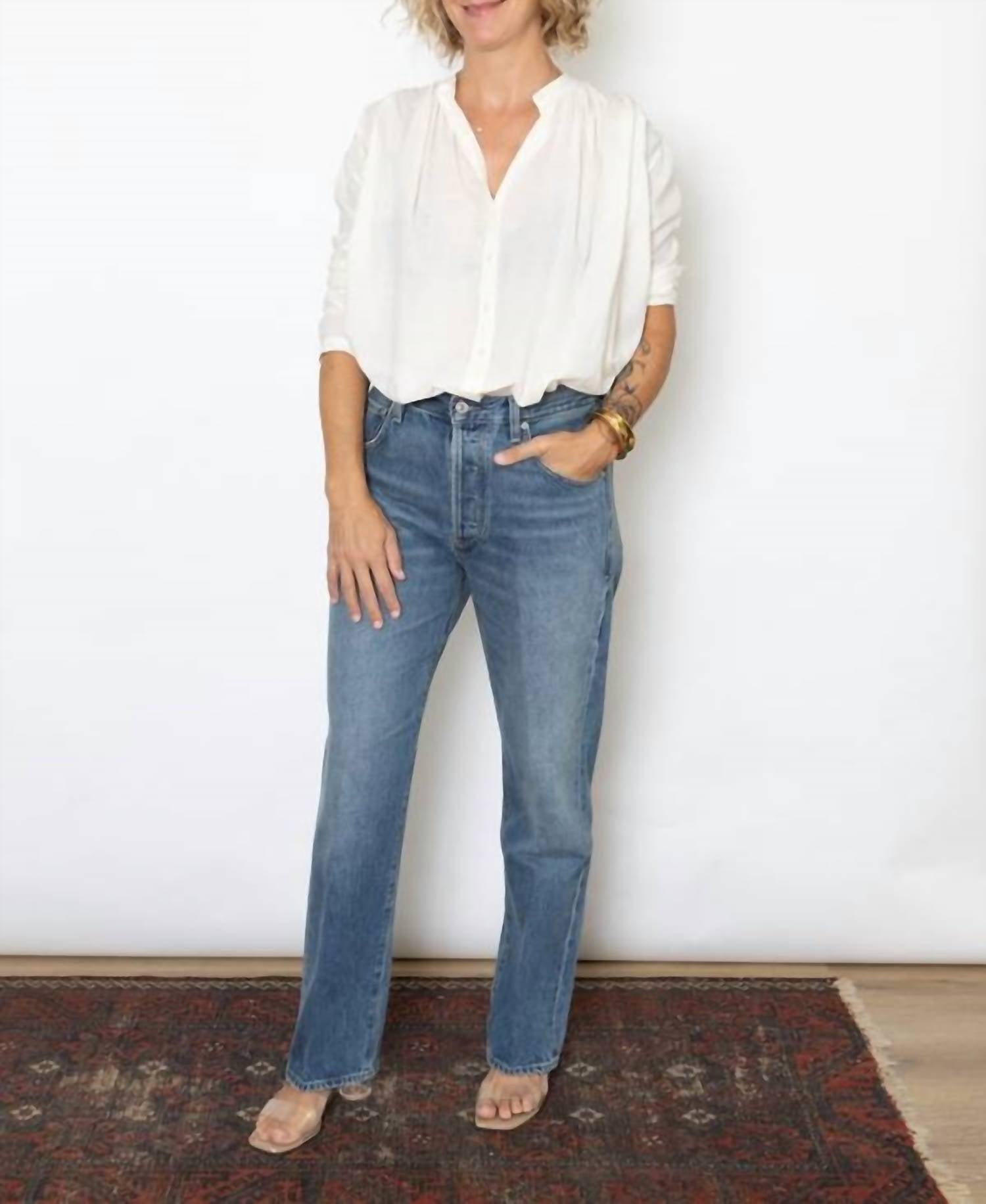Mii Collection - 3/4 Sleeves Nathalie Blouse