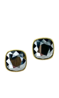 Pink Panache - Women's Ultimate Jet Crystal Earrings