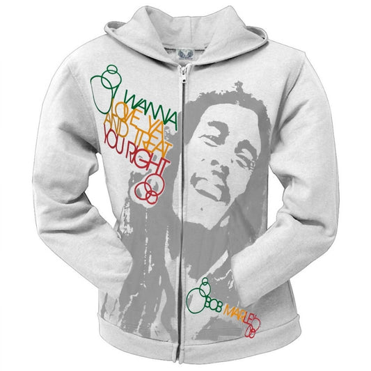 Bob Marley - Teen's Treat You Right Hoodie