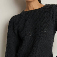 Nation LTD Etta Lace Popover in grey - women's long sleeve top - view 4