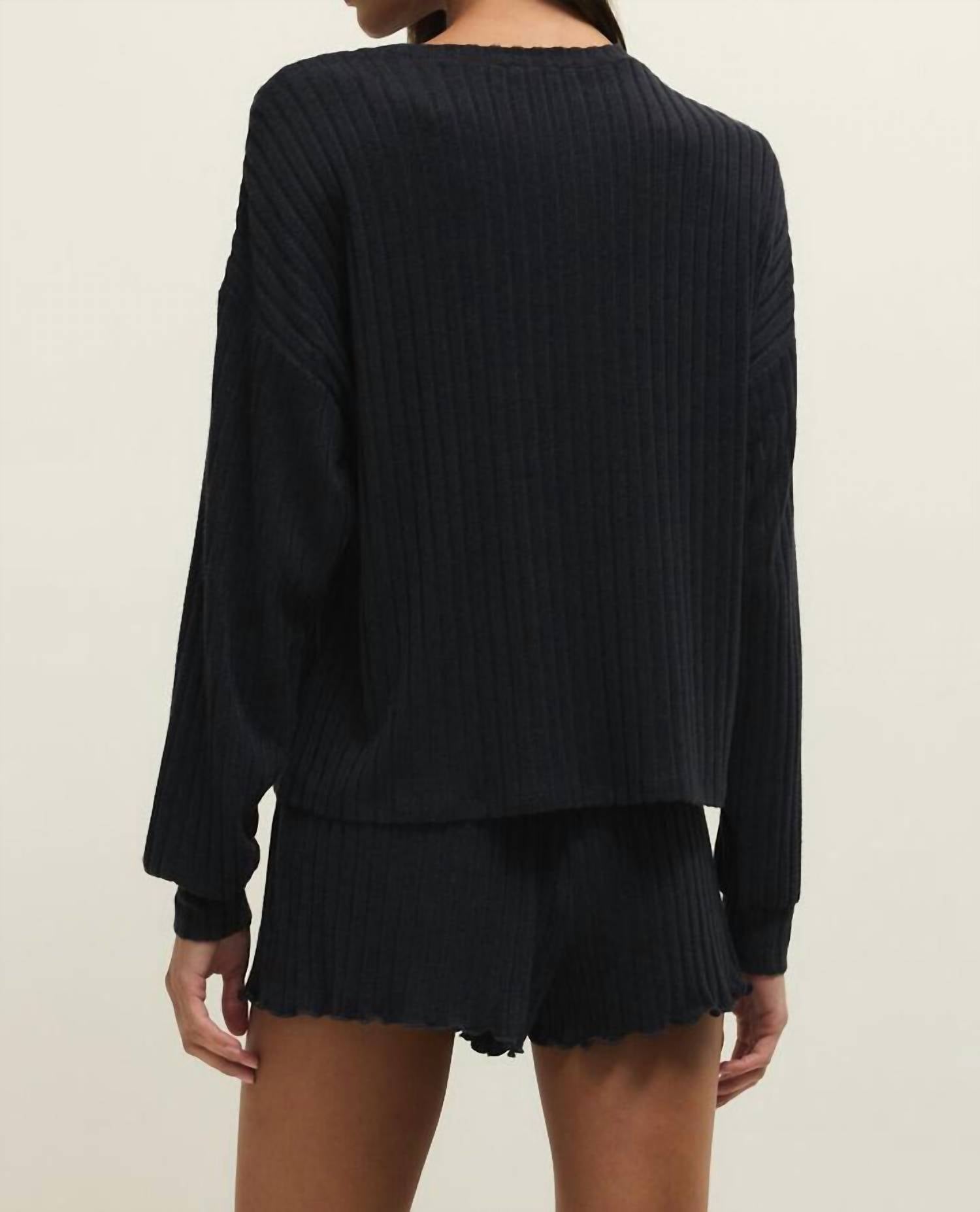 Z Supply - Daydream Rib Long Sleeve Top