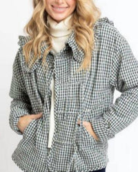 Karlie - Gingham Check Jacket