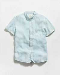 Billy Reid - Short Sleeve Linen Tuscumbia Shirt Button Down