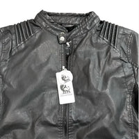 David Outerwear - Men’s Faux Leather Moto Jacket