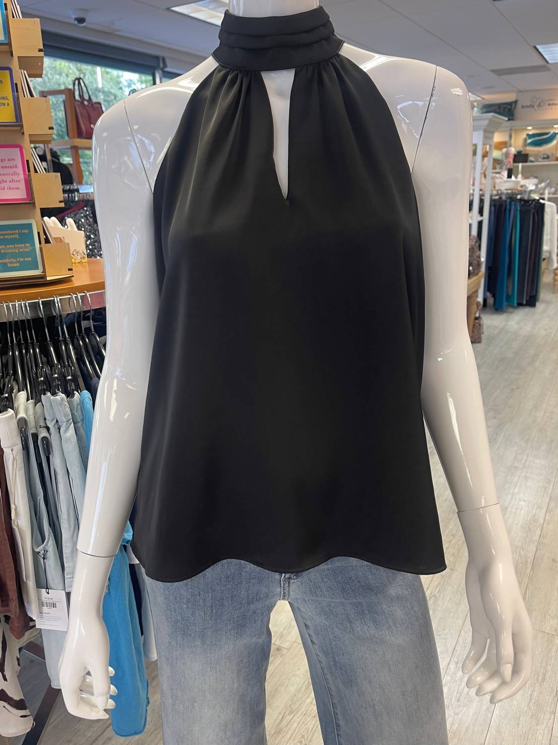 LAVENDER BROWN Women's Galiea Top in black - women's shirt