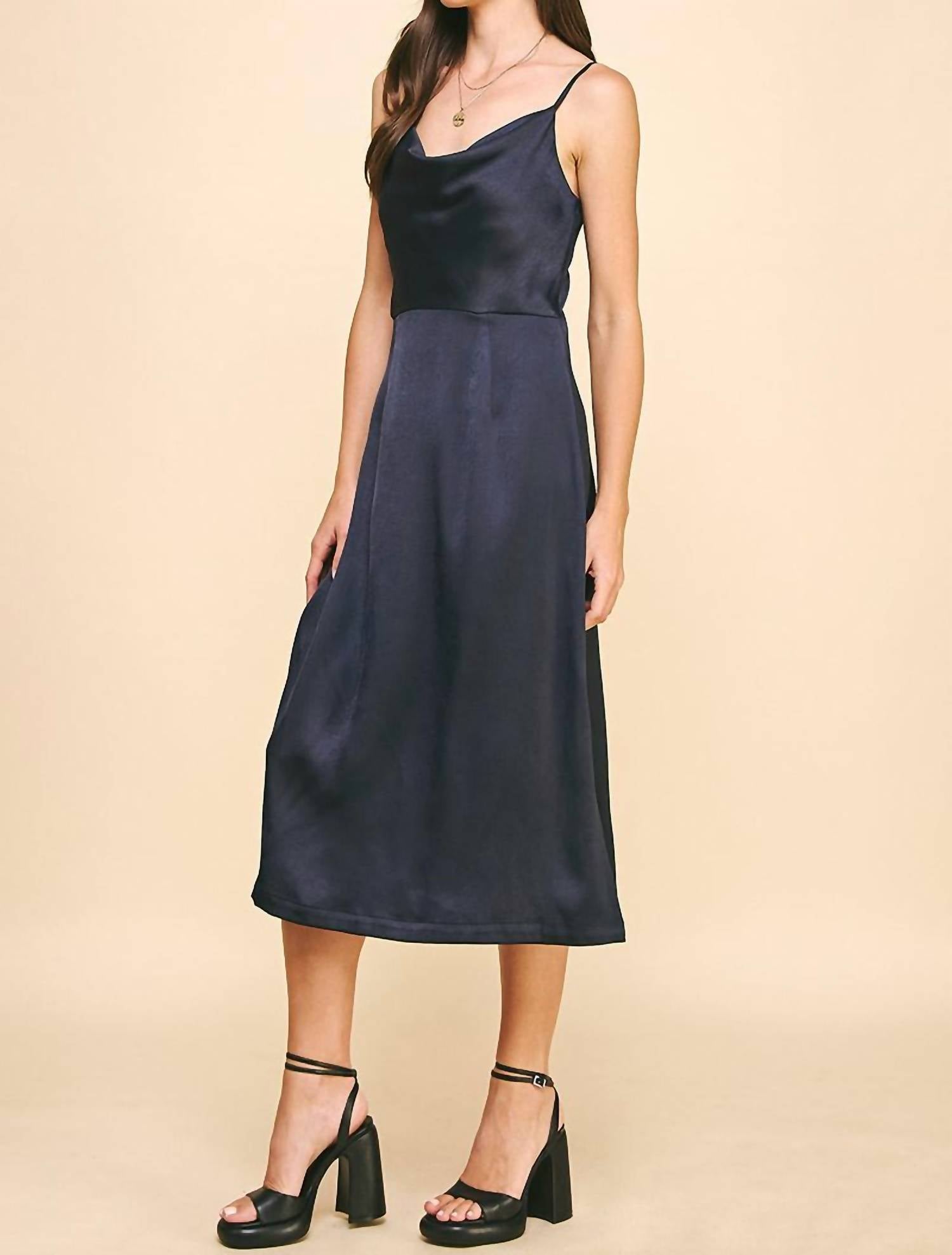 Pinch - Gianna Shimmering Slip Midi Dress