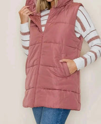 Staccato - Go With The Flow Hooded Puffer Vest