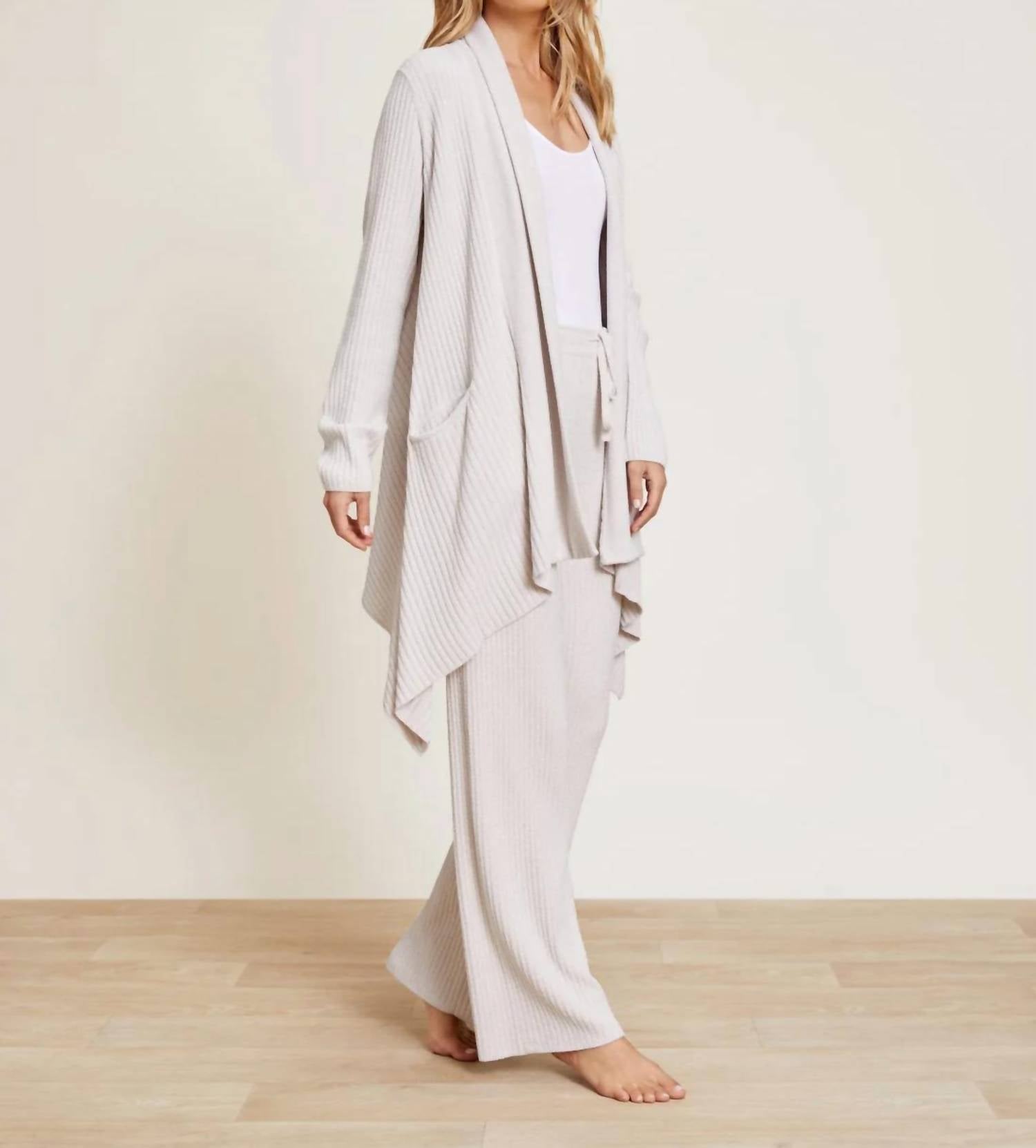 Barefoot Dreams - Cozychic Ultra Lite Draped Shawl Collar Cardigan