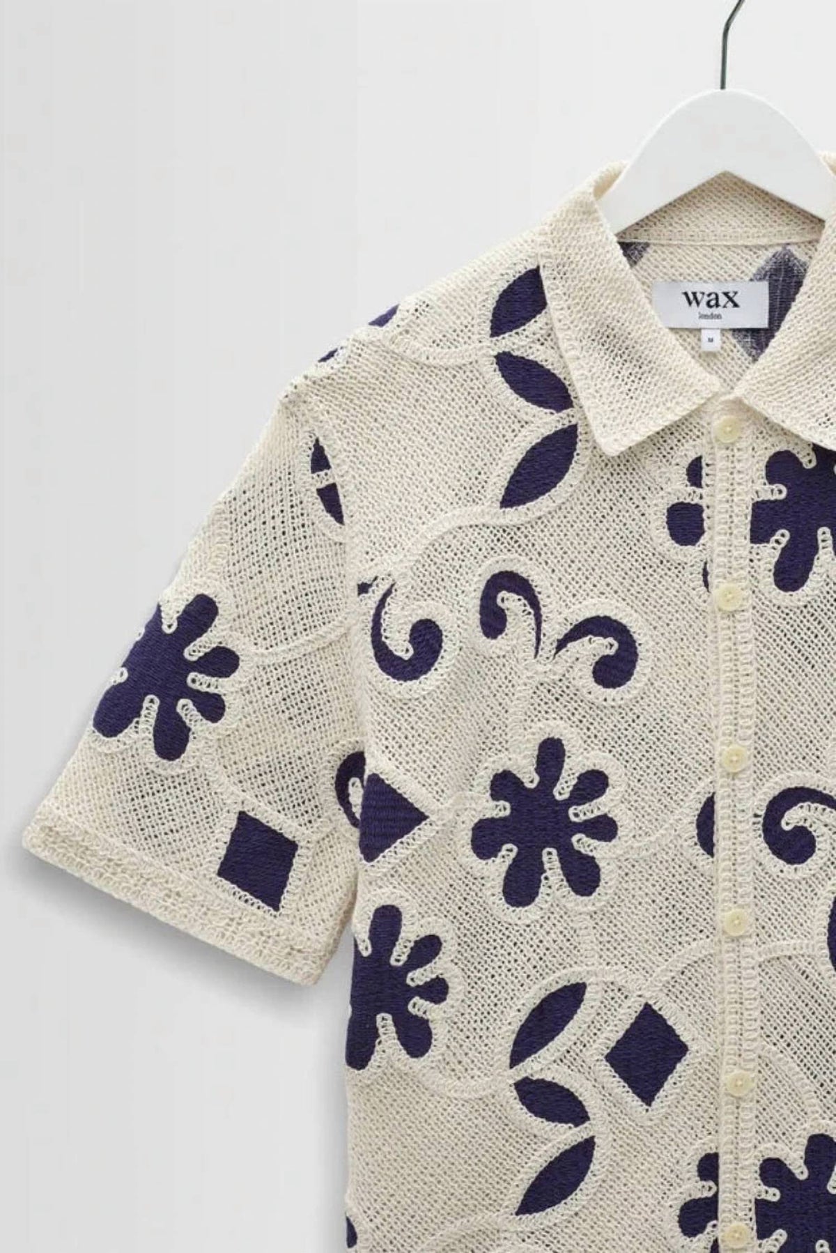 Wax London - Doodle Crochet Porto Polo Shirt