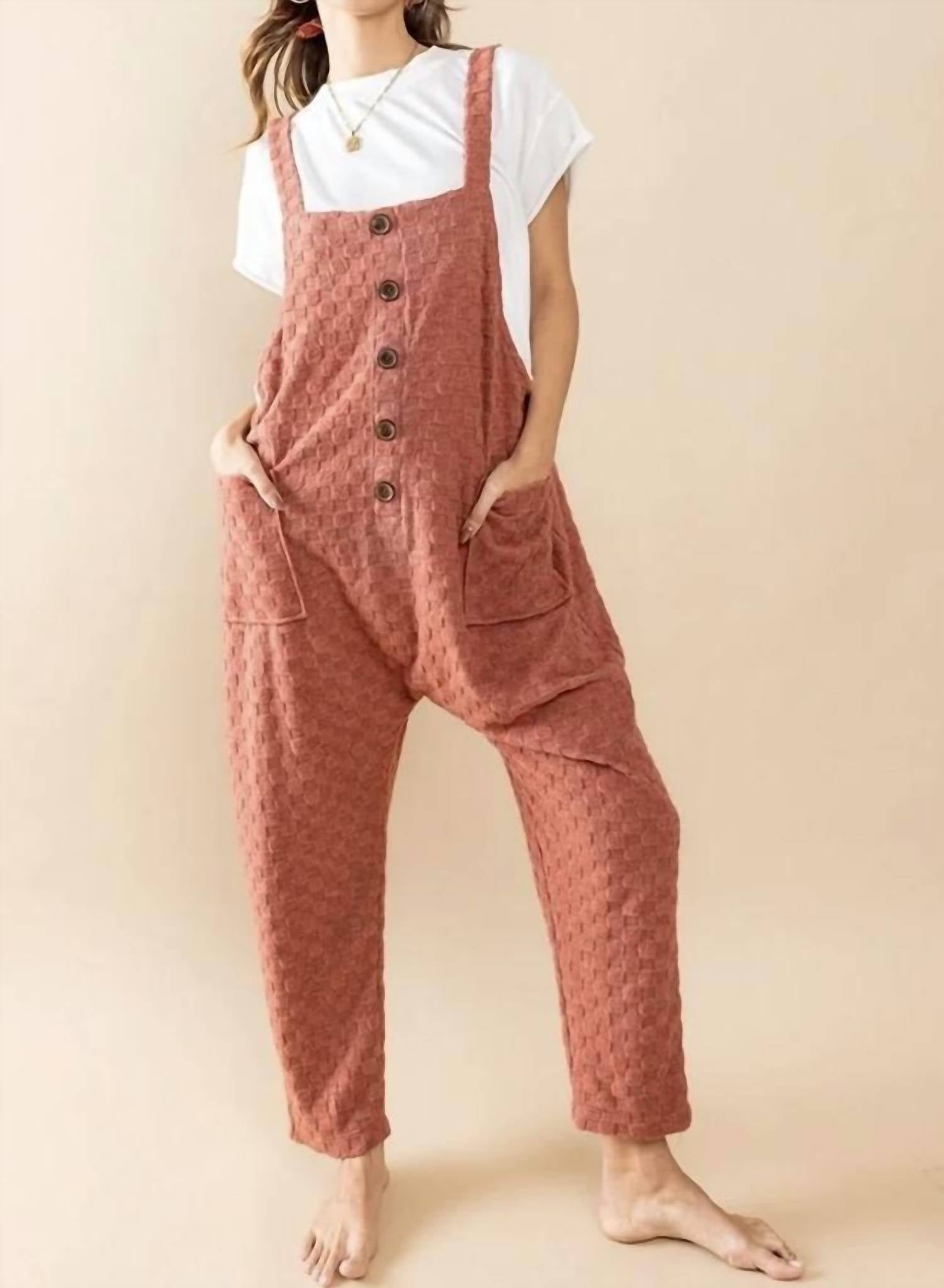Ces Femme - Not Trying Today Jumpsuit