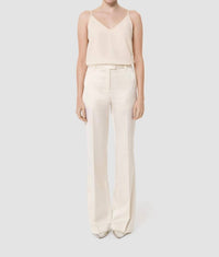 Tara Jarmon - Pitt Satin-finish Linen Pants
