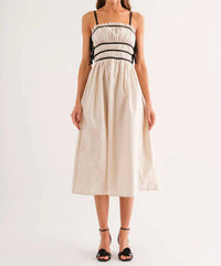 Sofie The Label - Lena Midi Dress With Tie Details