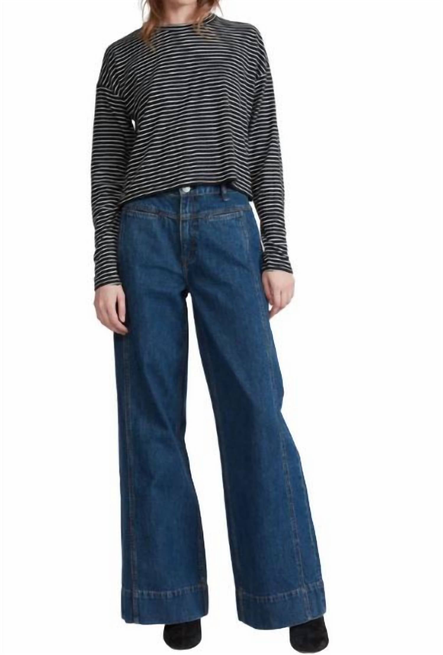 Rag & Bone - Knit Stripe Crewneck Pullover Top