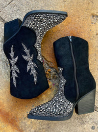 Very G - Women's Lux Rhinestone Booties