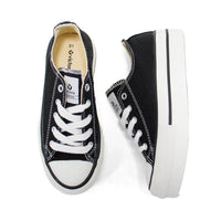 Victoria - Girls' Tribu Canvas Platform Trainers Shoes