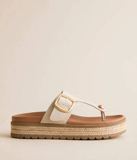Mia Shoes - Women's Marylynne Raffia Sandal