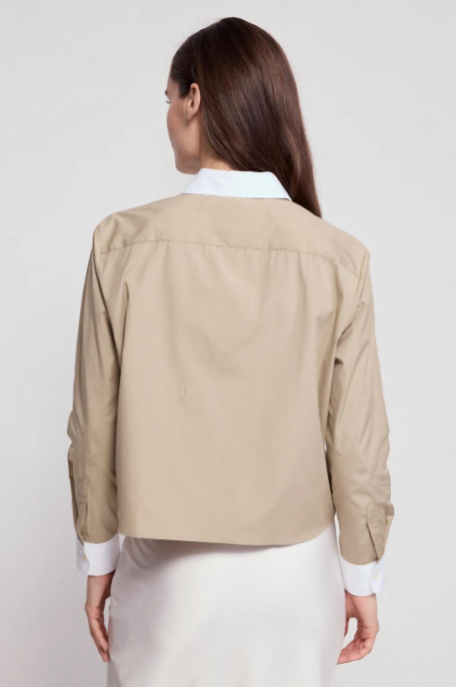 The Shirt - Long Sleeve Boxy Crop Top