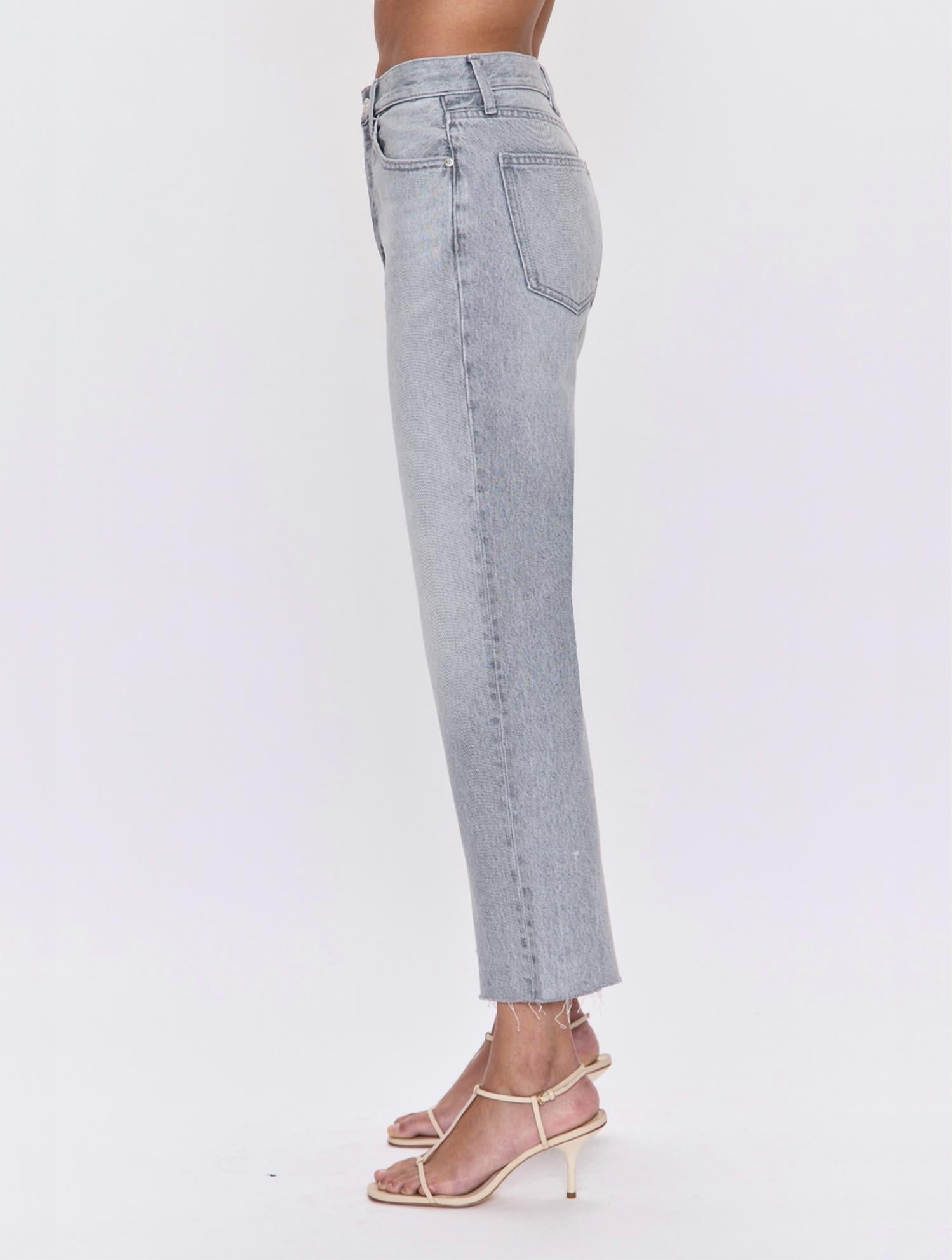 Pistola - Cassie Crop Super High Rise Straight Leg Jeans