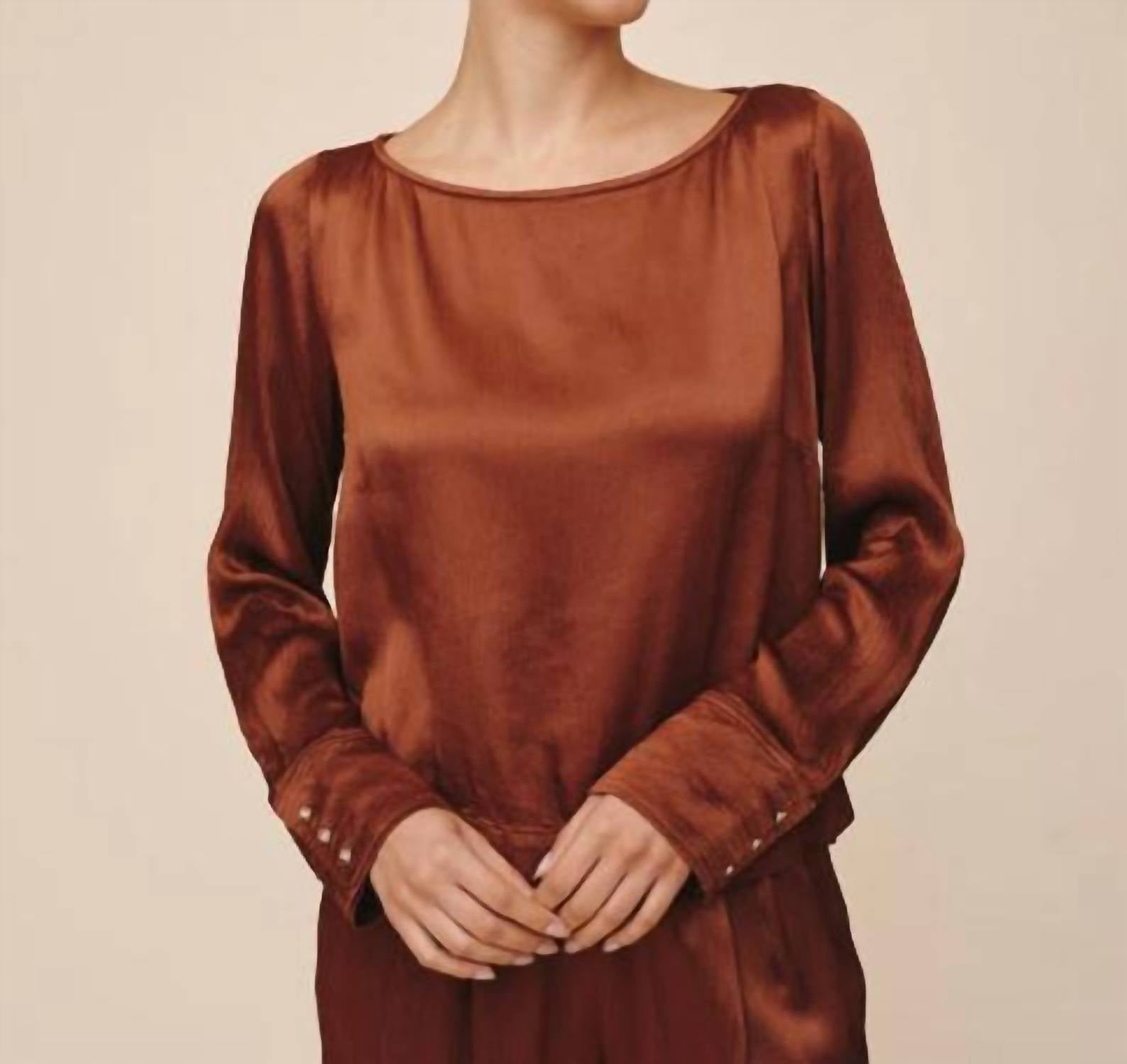 Bella Dahl - Long Sleeve Split Back Pullover Top