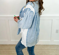 Davi & Dani - Confidence Is Key Long Sleeve Button Up Top