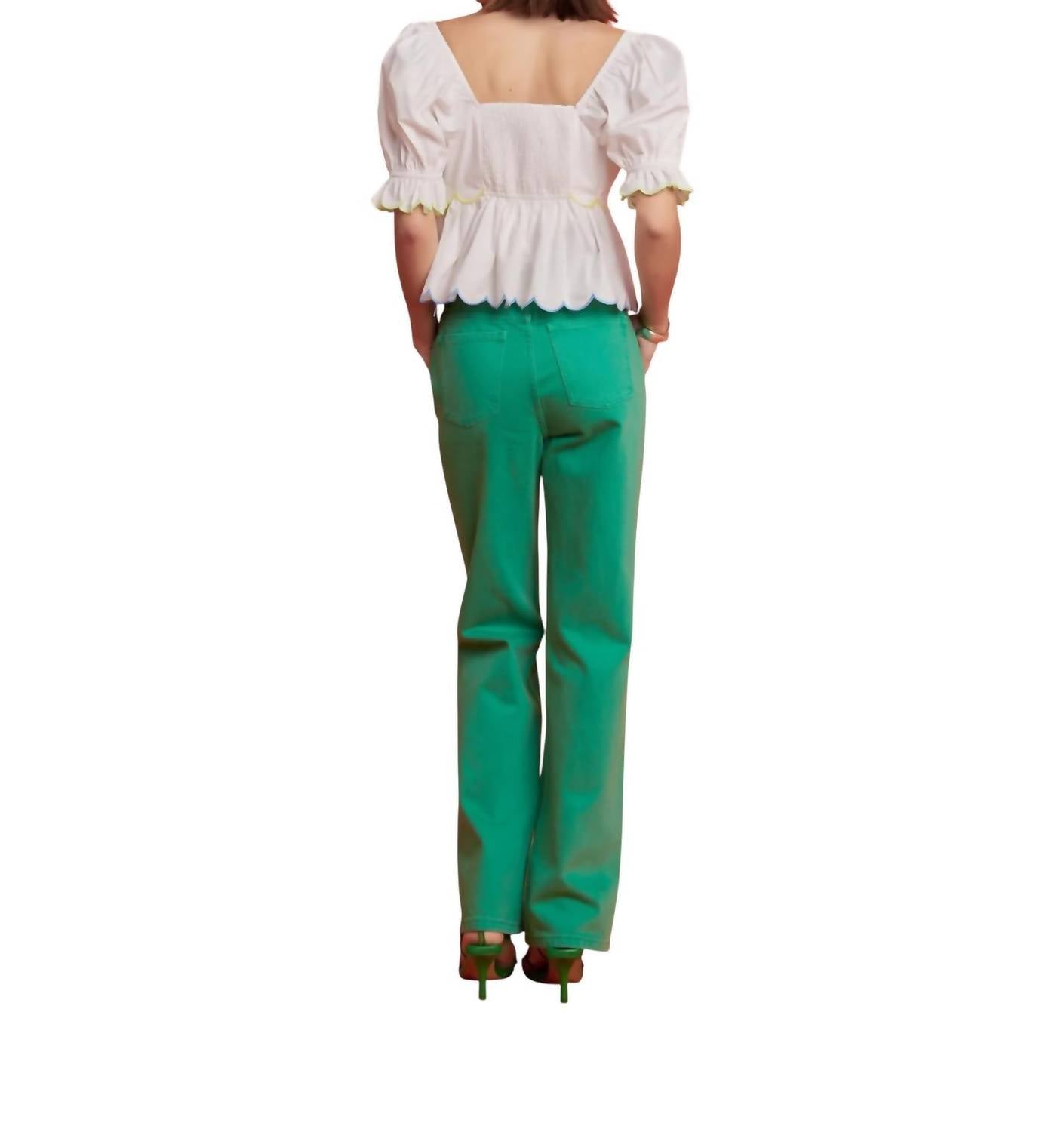 English Factory - Scallop Top