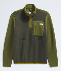 THE NORTH FACE Yumiori Quarter Zip Jacket in new taupe green woodland deep dijon - women's top - alternate view