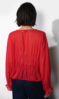 Greylin - Lainey Flowy Button Front Blouse