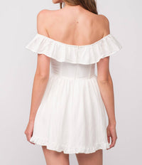 Sky To Moon - Off The Shoulder Mini Dress