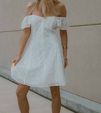 Able - Whimsical Lace Mini Dress