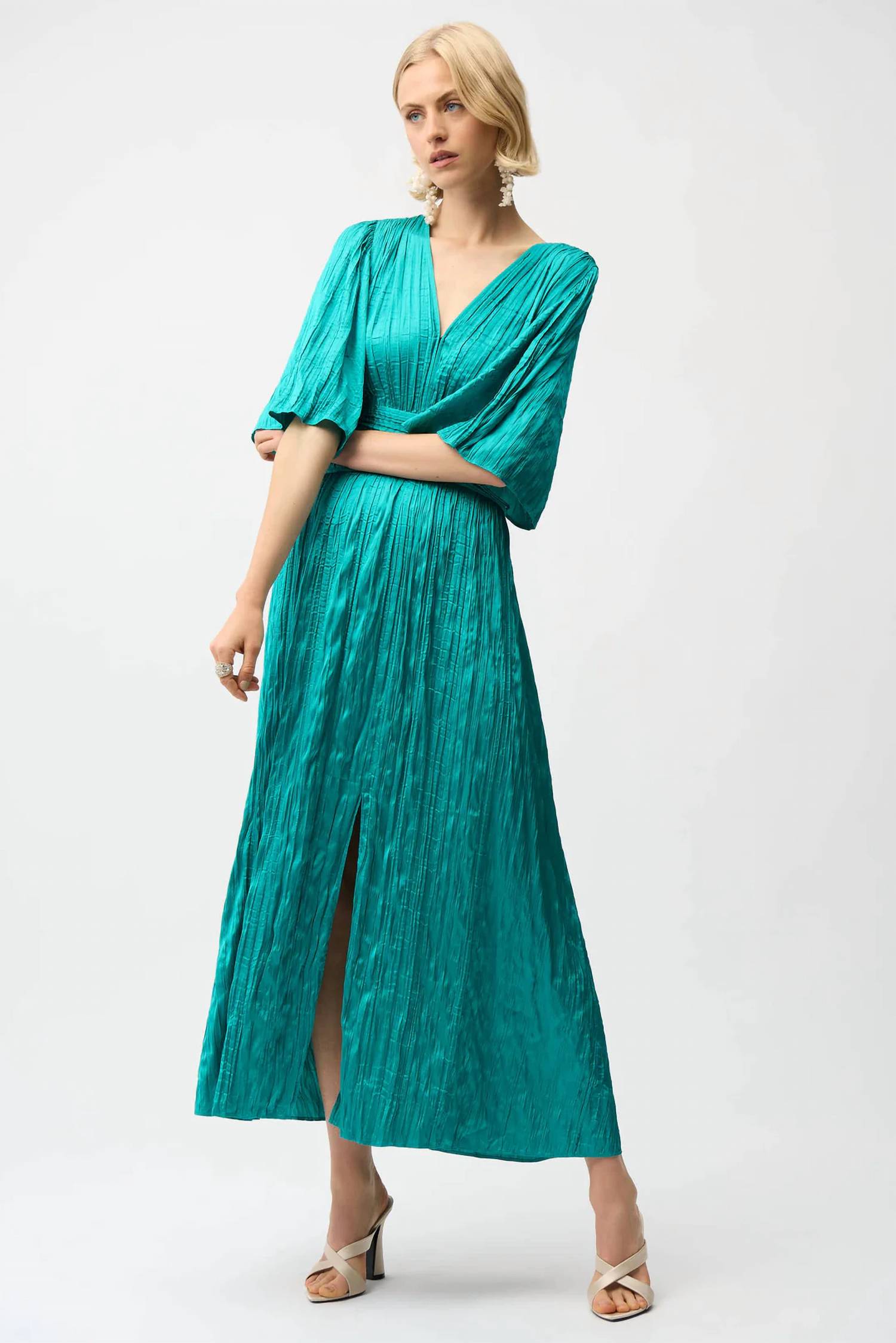 Joseph Ribkoff - Fit & Flare Pleated Dress
