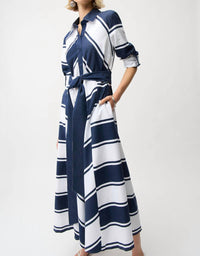 Joseph Ribkoff - Casual Striped Maxi Dress