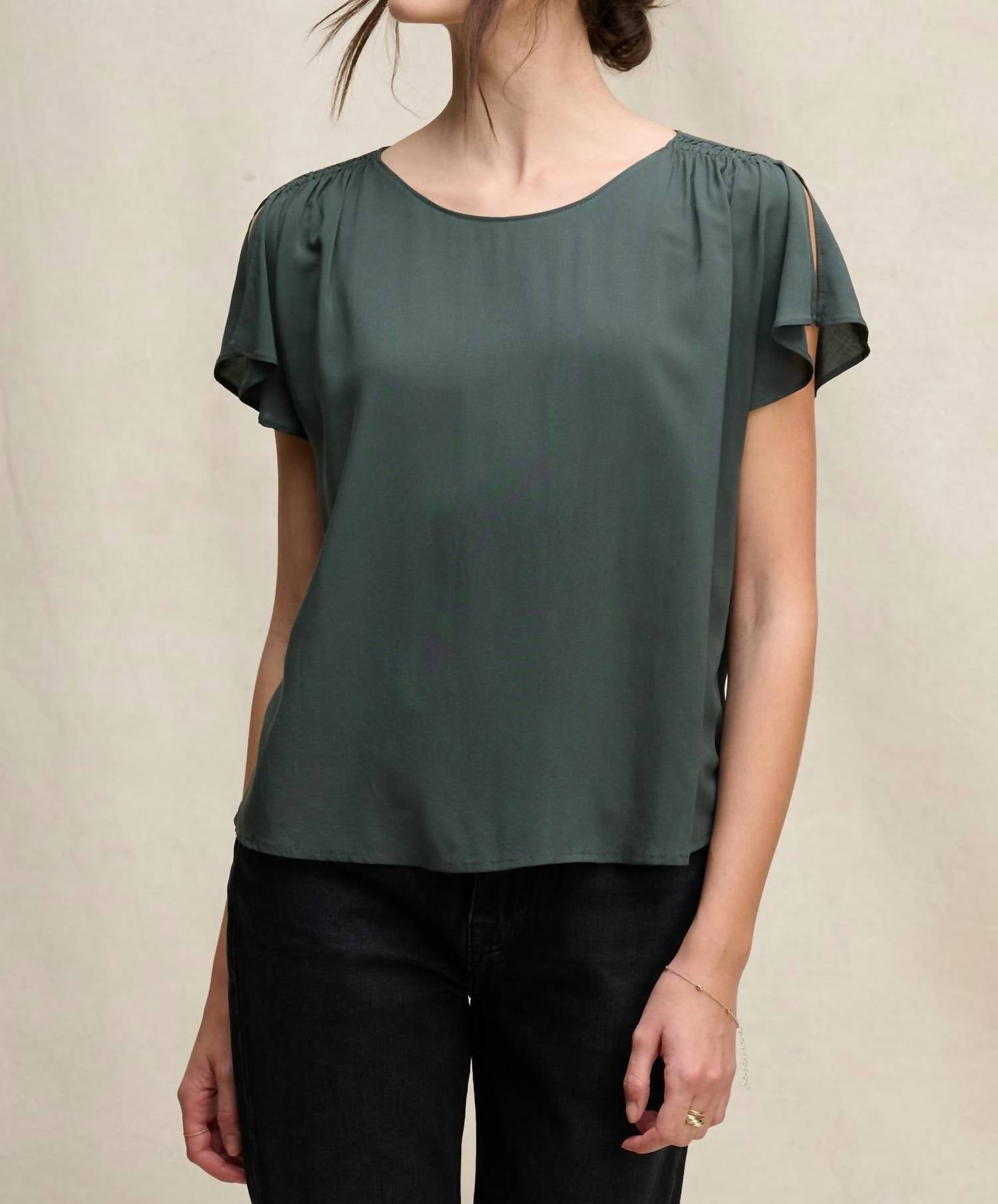 Velvet By Graham & Spencer - Rayon Challis Marcel Top