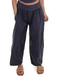 Ee:Some - Worn In Wide Leg Pants