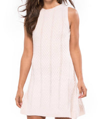 J.O.A. - Sleeveless Pink Sweater Dress