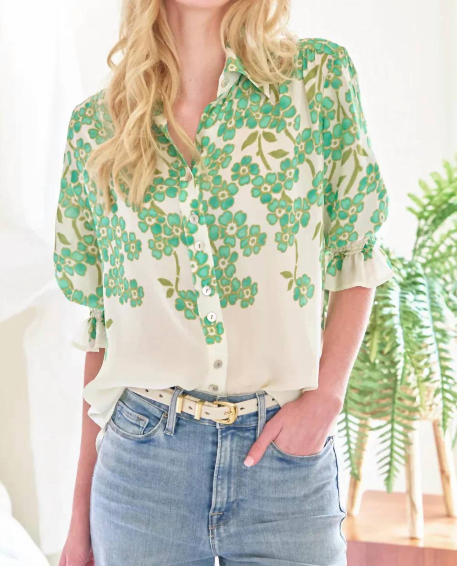 Finley - Sirena Button Front Shirt