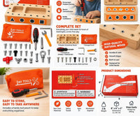 Little Xperts - Kids Wooden Fine Motor Skills And Learning Tool Set