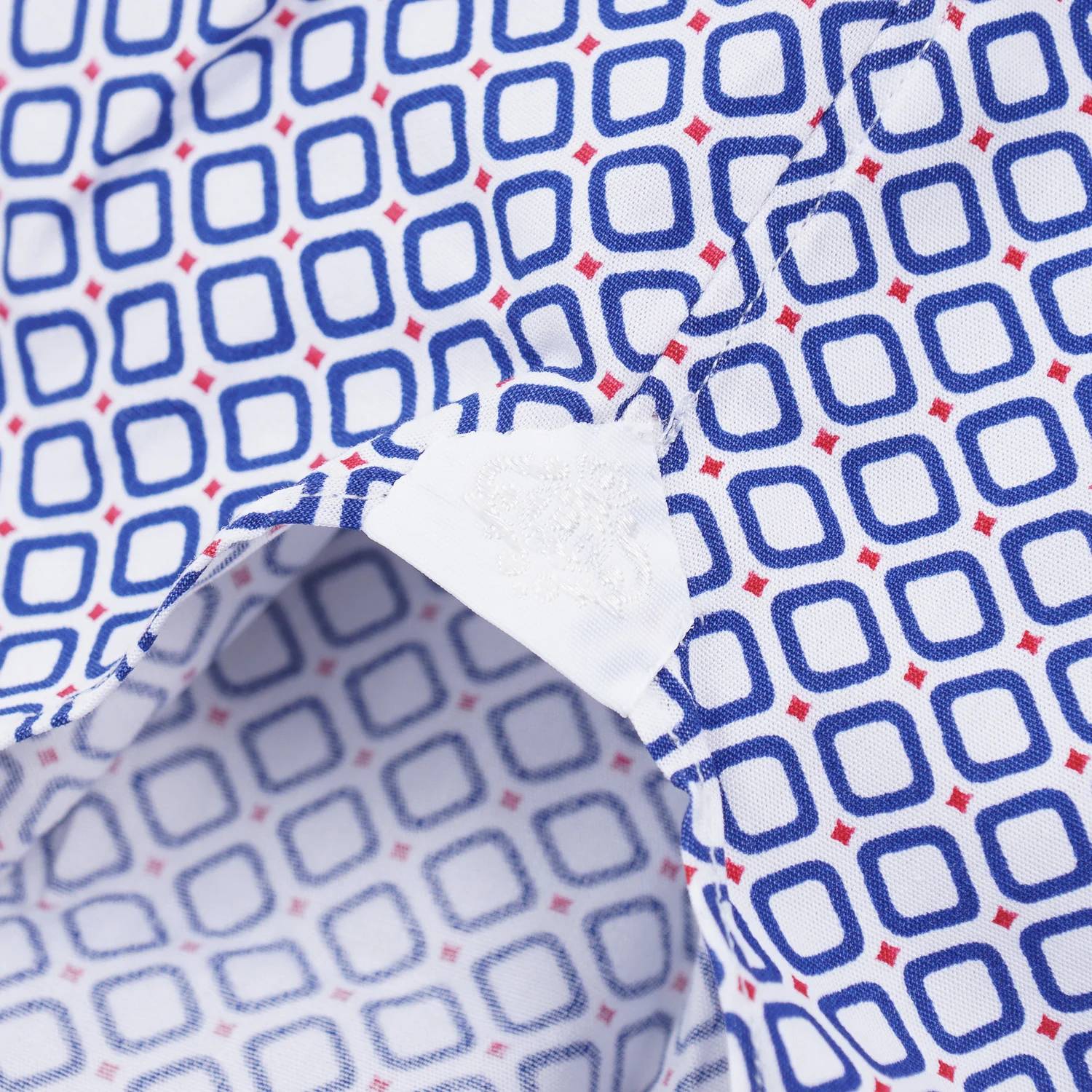 Luigi Borrelli Napoli - Men's Slim-fit Patterned Cotton Shirt
