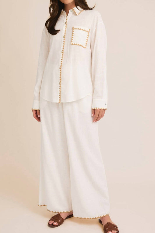 Gilli - Hamptons Linen Shirt And Pants Set