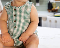 Colored Organics - Kids Wren Seersucker Bubble Romper