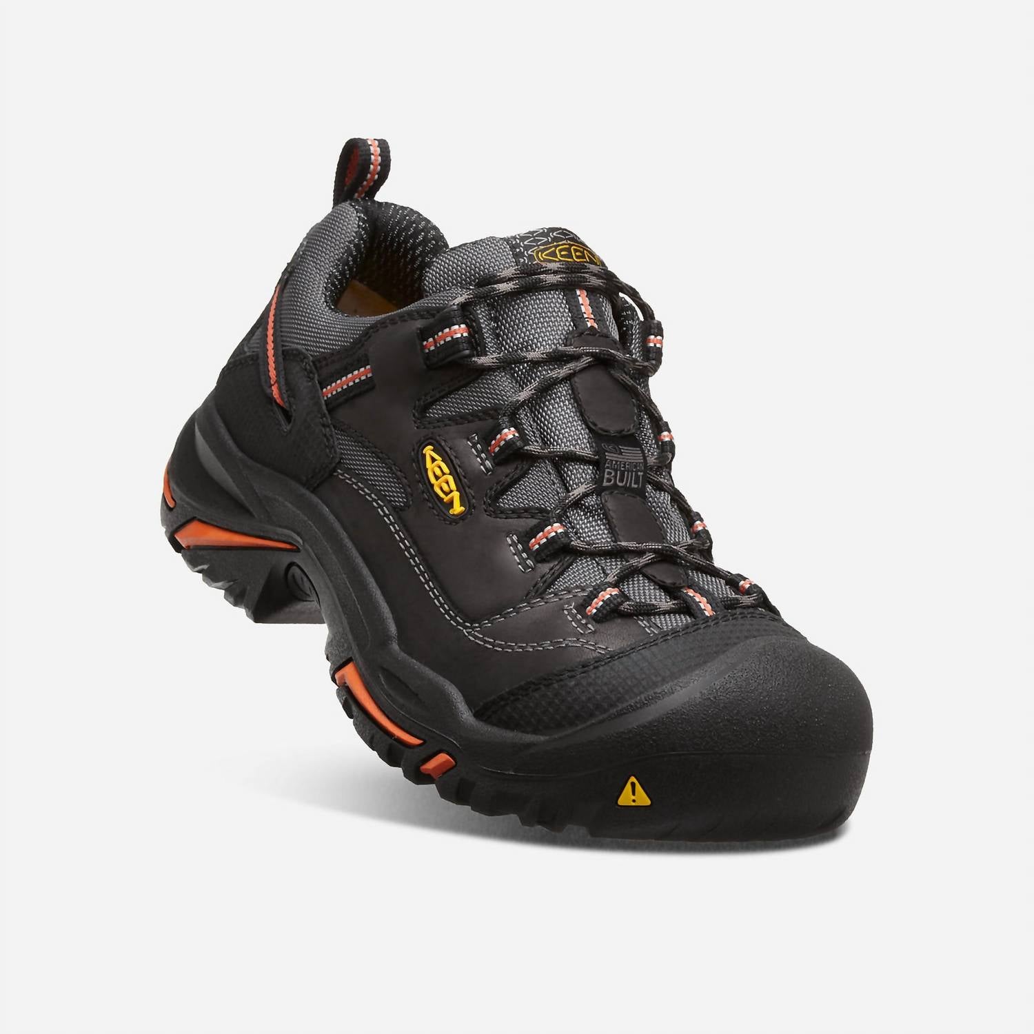 Keen Men’s Utility Work Steel Toe Hiker Boots in black - men's boots - detail view