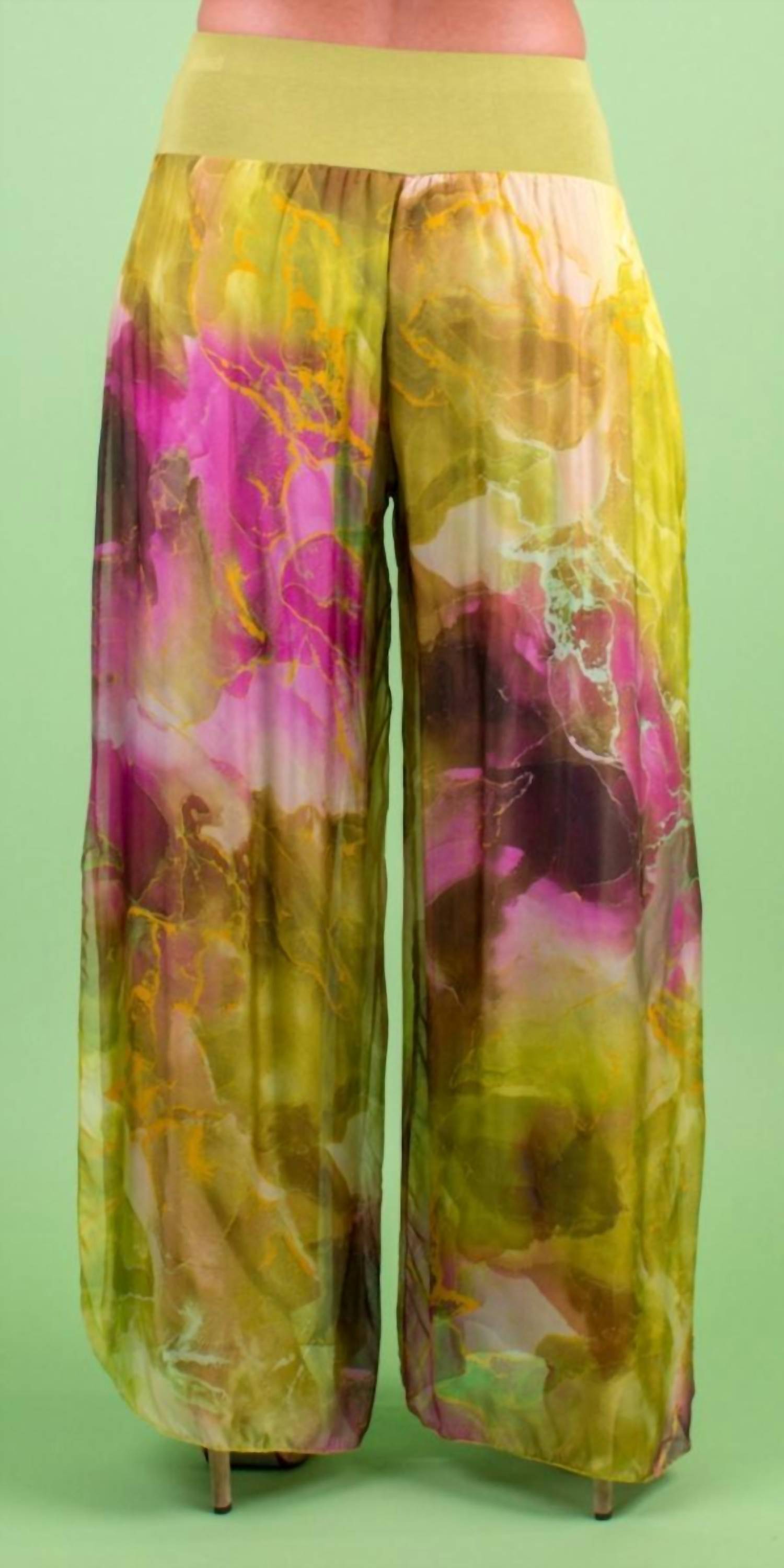Gigi Moda - Jasmin Tempesta Slit Wide Leg Pants