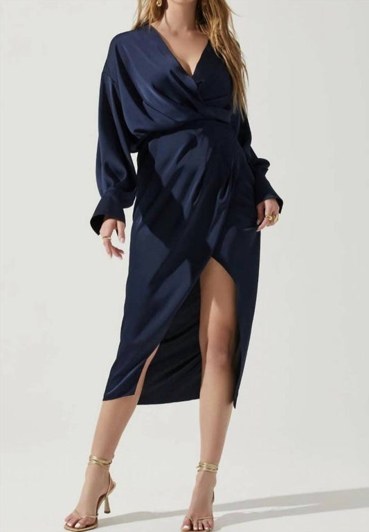 Astr - Sadyra Drop Shoulder Wrap Dress