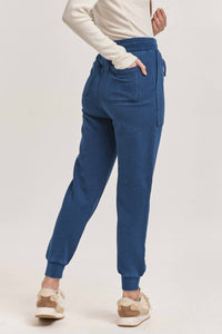DEAR JOHN DENIM Dahlia Jogger Pants in dark indigo - women's pants - alternate view
