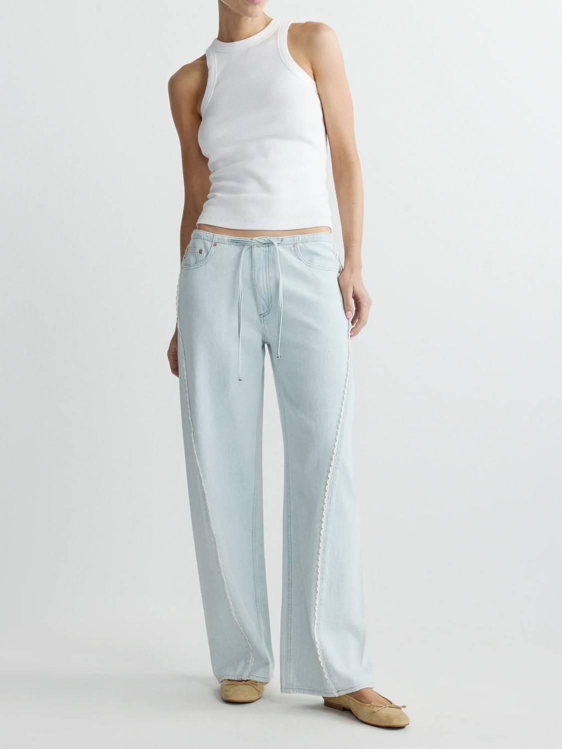 Dl1961 - Women'S - Sienna Low-slung Wide Leg Relaxed 31” Jeans