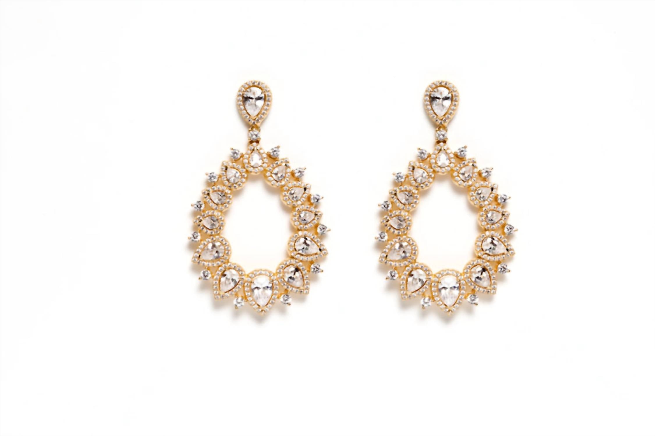 Avenue Chic - Women's Statement Teardrop Earrings