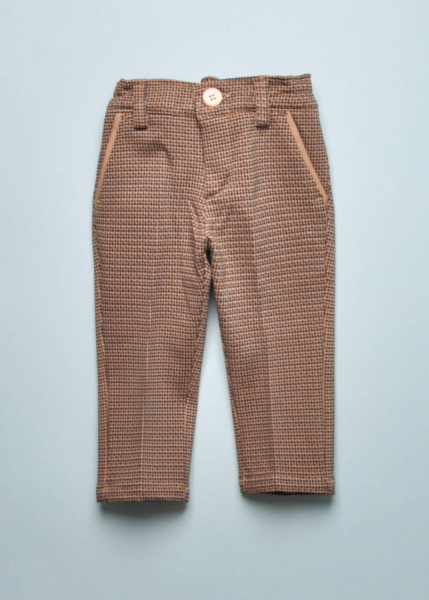 Emanuel Pris Boys Herringbone Pantalone in navy sahara - kids' item