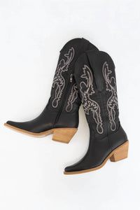 Ccocci - Women's Pointed Toe Cowboy Boot