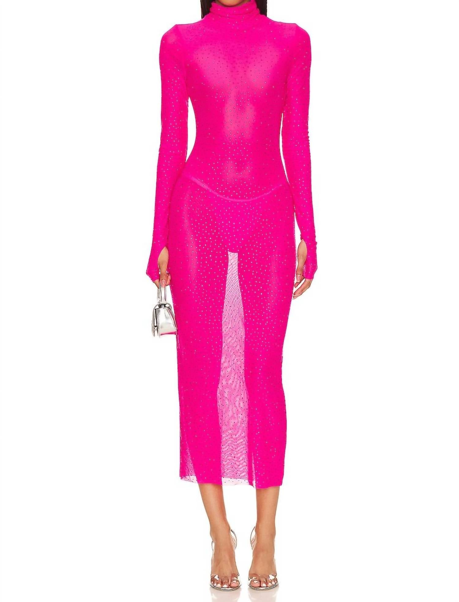Afrm - Shailene Rhinestone Dress